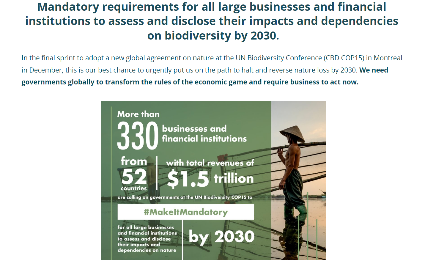 Leverage Signed the CBD Business Initiative