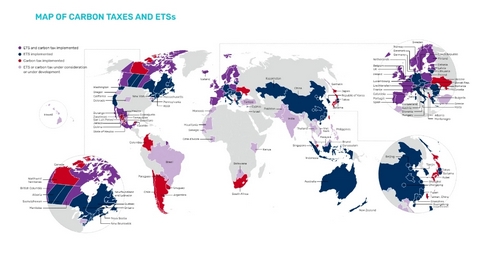 世界银行:2023年碳定价收入达到创纪录的1040亿美元 世界银行:2023年碳定价收入达到创纪录的1040亿美元