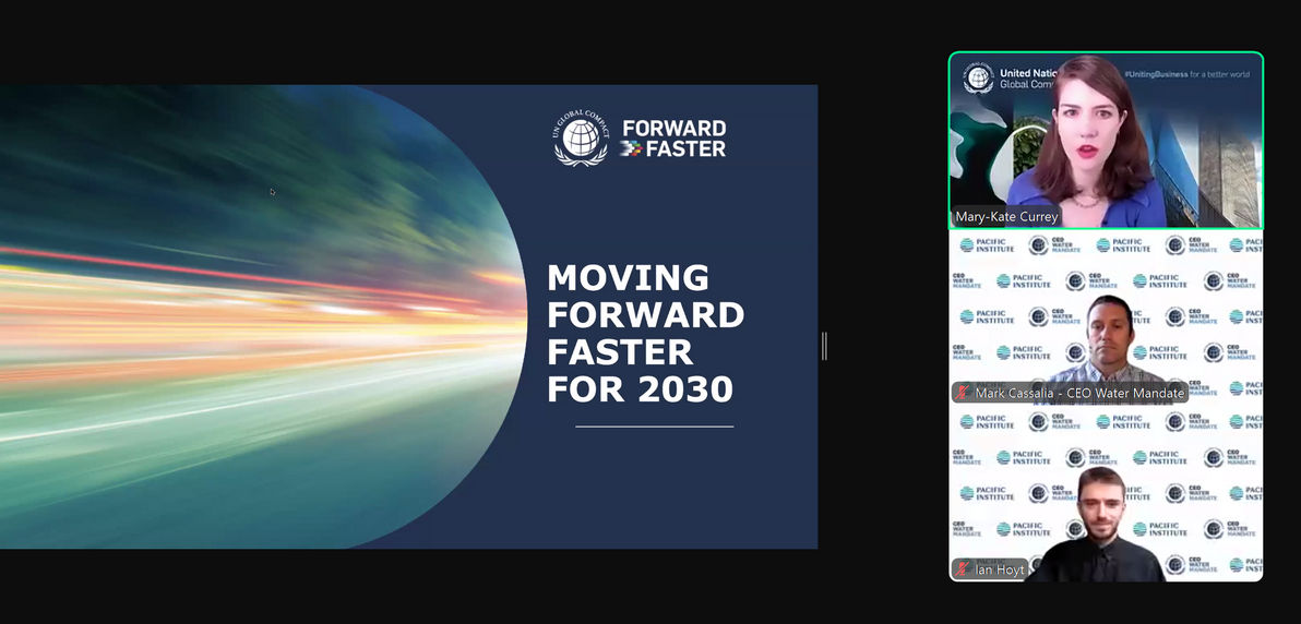 Leverage作为全球领先者参与UNGC Moving Forward Faster for 2030