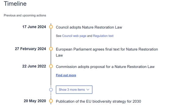 欧盟自然恢复法:标志性立法最终通过 欧盟自然恢复法:标志性立法最终通过