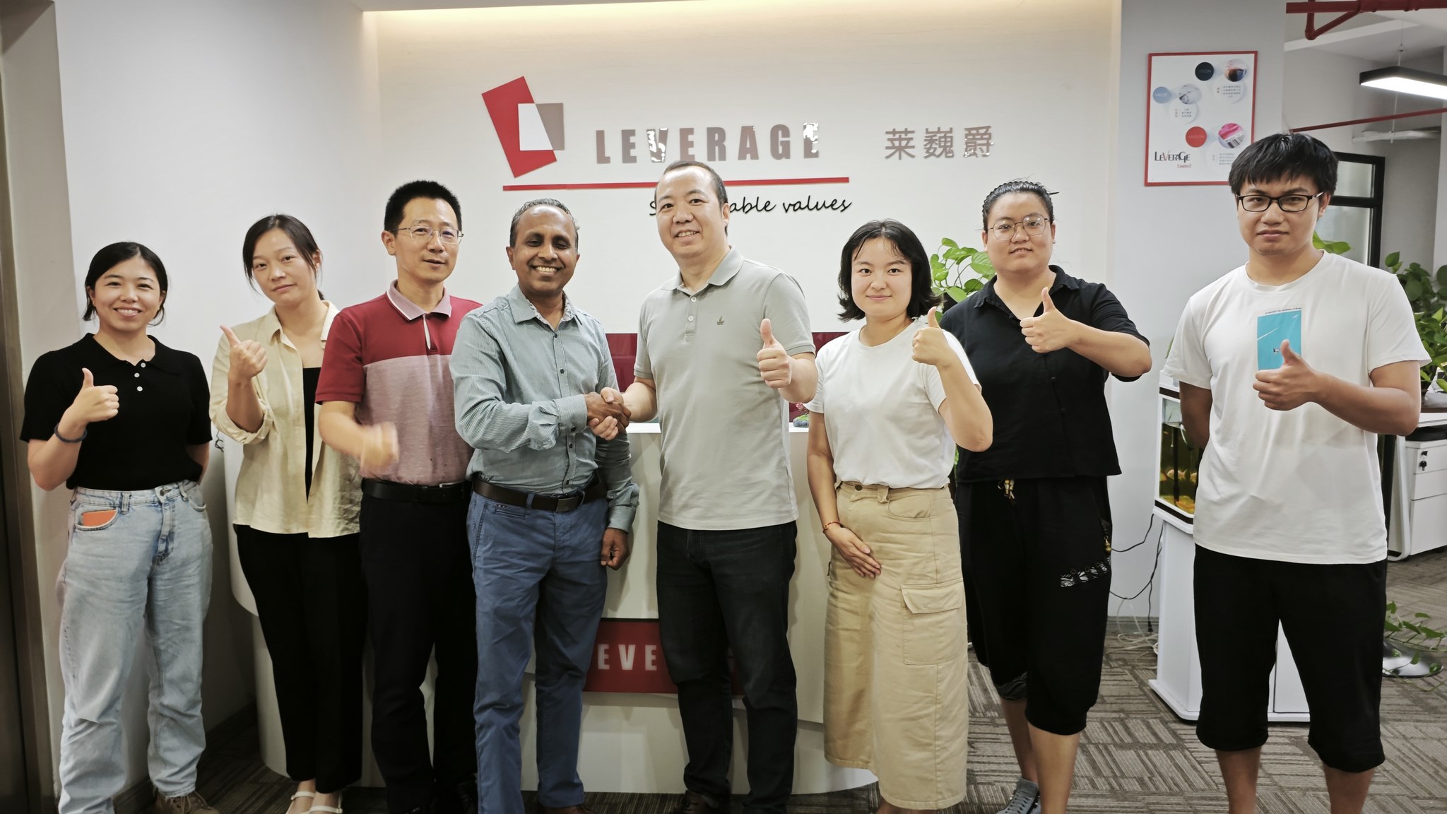 BluWin Limited首席项目官Buddhi Weerasinghe先生一行到访Leverage BluWin Limited首席项目官Buddhi Weerasinghe先生一行到访Leverage