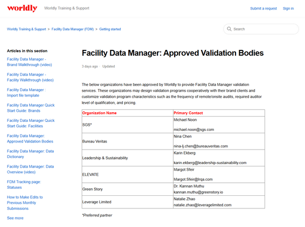 Leverage获Worldly批准成为Facility Data Manager验证服务提供商 Leverage获Worldly批准成为Facility Data Manager验证服务提供商