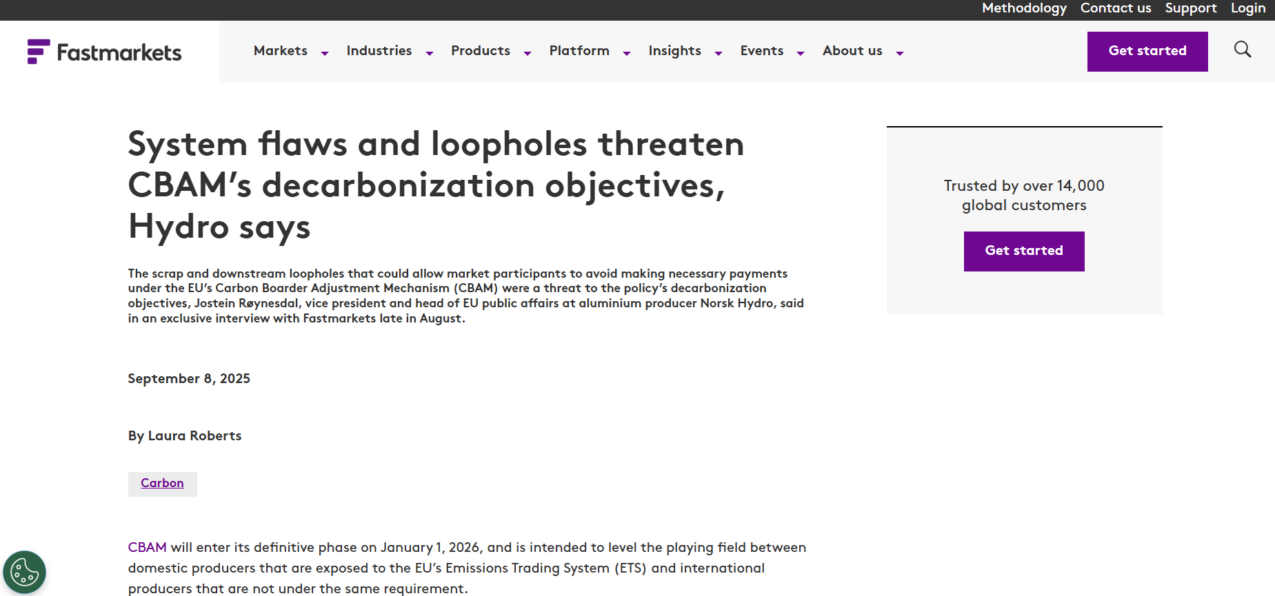 碳关税来袭:CBAM——欧盟绿色转型的破局之举,还是隐匿的贸易壁垒 碳关税来袭:CBAM——欧盟绿色转型的破局之举,还是隐匿的贸易壁垒