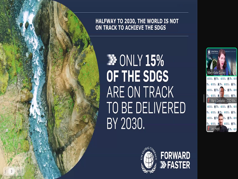 参与UNGC Moving Forward Faster for 2030